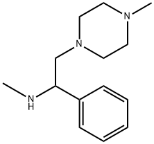 [2-(4-METHYLPIPERAZINYL)-1-PHENYLETHYL]METHYLAMINE Structure
