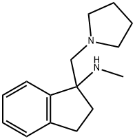 METHYL-(1-PYRROLIDIN-1-YLMETHYL-INDAN-1-YL)-AMINE
 Structure