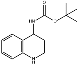 1,2,3,4-四氢-4-叔丁氧羰基氨基-喹啉, 885951-71-3, 结构式