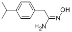 N-HYDROXY-2-(4-ISOPROPYL-PHENYL)-ACETAMIDINE 结构式