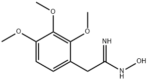 BENZENEETHANIMIDAMIDE, N-HYDROXY-2,3,4-TRIMETHYL- Structure