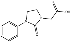 2-(2-oxo-3-phenyliMidazolidin-1-yl)acetic acid Structure
