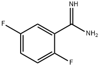 2,5-DIFLUORO-BENZAMIDINE HYDROCHLORIDE Structure