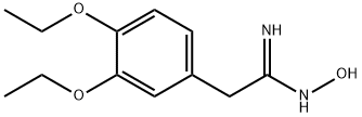 2-(3,4-DIETHOXY-PHENYL)-N-HYDROXY-ACETAMIDINE, 885957-46-0, 结构式