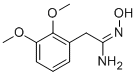 2-(2,3-DIMETHOXY-PHENYL)-N-HYDROXY-ACETAMIDINE Structure