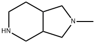 2-METHYL-OCTAHYDRO-PYRROLO[3,4-C]PYRIDINE Struktur