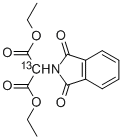 DIETHYL 2-PHTHALIMIDOMALONATE-2-13C Structure