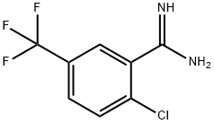 2-CHLORO-5-TRIFLUOROMETHYL-BENZAMIDINE Structure