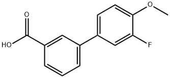 3-(3-Fluoro-4-methoxyphenyl)benzoic acid Structure