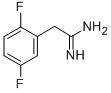 2-(2,5-DIFLUORO-PHENYL)-ACETAMIDINE 化学構造式