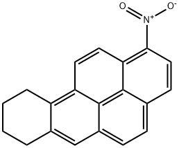 1-nitro-7,8,9,10-tetrahydrobenzo(a)pyrene Struktur