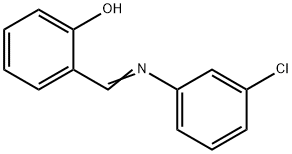 N-(3-Chlorophenyl)-2-hydroxybenzenemethaneimine Struktur