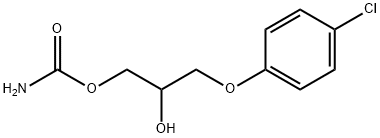 クロルフェネシンカルバミン酸エステル 化学構造式