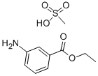 3-氨基苯甲酸乙酯甲基磺酸盐,886-86-2,结构式