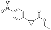 CYCLOPROPANECARBOXYLIC ACID, 2-(4-NITROPHENYL), ETHYL ESTER 结构式