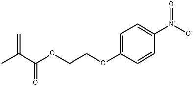 2-(4-NITROPHENOXY) ETHYL METHACRYLATE Struktur