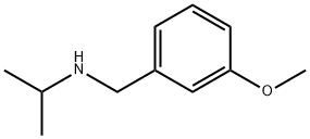 [(3-メトキシフェニル)メチル](プロパン-2-イル)アミン 化学構造式