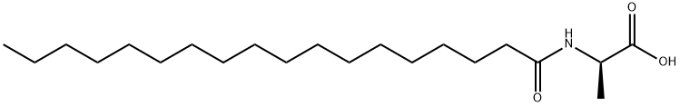 N-十八酰基-D-丙氨酸 结构式