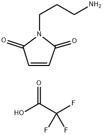 N-(3-氨基丙基)马来酰亚胺 三氟乙酸酯 盐, 886209-47-8, 结构式