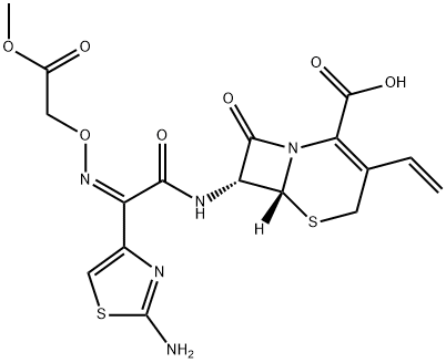 头孢克肟甲酯, 88621-01-6, 结构式