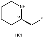 2-(fluoromethyl)piperidine hydrochloride Struktur