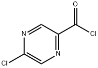 5-クロロピラジン-2-カルボニルクロリド 化学構造式
