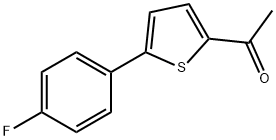 1-[5-(4-氟苯基)噻吩-2-基]乙-1-酮, 886361-46-2, 结构式