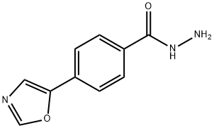 4-(5-噁唑基)苯甲酰肼, 886362-14-7, 结构式