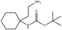 1-(2-AMINO-ETHYL)-N-BOC-CYCLOHEXYLAMINE, 886362-50-1, 结构式