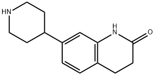 7-PIPERIDIN-4-YL-3,4-DIHYDRO-1H-QUINOLIN-2-ONE
 Structure