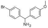 1-(4-BROMOPHENYL)-1-(4-METHOXYPHENYL)METHYLAMINE
 Structure