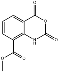 3-ISATOIC ANHYDRIDE CARBOXYLIC ACID METHYL ESTER
 Structure