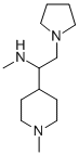 METHYL-[1-(1-METHYL-PIPERIDIN-4-YL)-2-PYRROLIDIN-1-YL-ETHYL]-AMINE
 Struktur