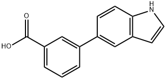 3-(5'-INDOLE)BENZOIC ACID
|3-(1H-INDOL-5-YL)BENZOIC ACID