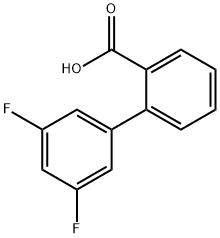 2-BIPHENYL-3',5'-DIFLUORO-CARBOXYLIC ACID
 Structure