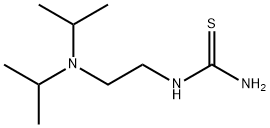 (2-DIISOPROPYLAMINO-ETHYL)-THIOUREA
 Struktur