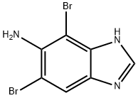 4,6-DIBROMO-3H-BENZOIMIDAZOL-5-YLAMINE
 Structure