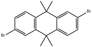2,6-二溴-9,9,10,10-四甲基-9,10-二氢蒽, 886363-70-8, 结构式