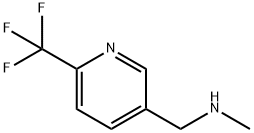 N-METHYL-1-[6-(TRIFLUOROMETHYL)PYRIDIN-3-YL]METHANAMINE Structure
