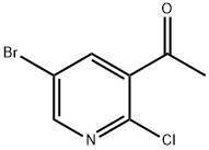 1-(5-溴-2-氯吡啶-3-基)乙酮,886365-47-5,结构式