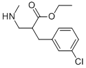2-(3-氯苄基)-3-(甲基氨基)丙酸乙酯,886366-08-1,结构式