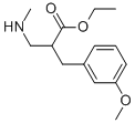 ETHYL 3-(3-METHOXY-PHENYL)-2-METHYLAMINOMETHYL-PROPIONATE
 Struktur