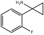 1-(2-フルオロフェニル)シクロプロパンアミン 化学構造式