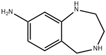 2,3,4,5-四氢-1H-苯并[E][1,4]二氮杂卓-8-胺, 886366-73-0, 结构式