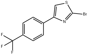 2-BROMO-4-(4-TRIFLUOROMETHYL-PHENYL)-THIAZOLE Structure