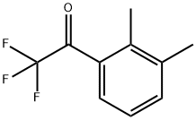 2',3'-ジメチル-2,2,2-トリフルオロアセトフェノン 化学構造式