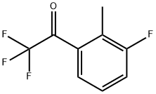 2'-メチル-2,2,2,3'-テトラフルオロアセトフェノン 化学構造式