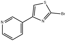 3-(2-BROMO-THIAZOL-4-YL)-PYRIDINE Struktur