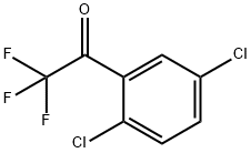 2',5'-ジクロロ-2,2,2-トリフルオロアセトフェノン 化学構造式