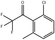 1-(2-CHLORO-6-METHYL-PHENYL)-2,2,2-TRIFLUORO-ETHANONE Structure